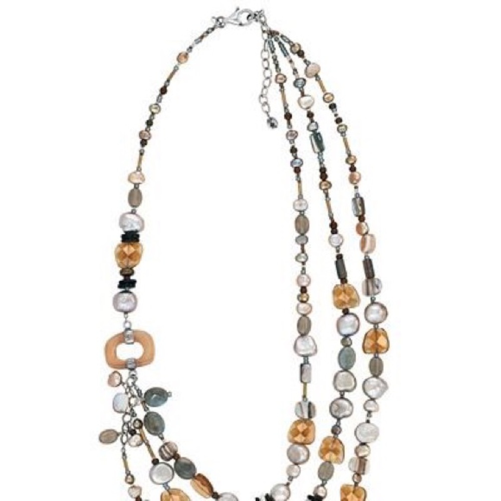 Silpada triple strand necklace
